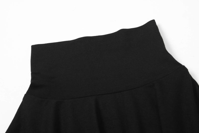 OThread & Co. Women's Long Sleeve Turtleneck T-Shirt Basic Stretch Layer Comfy High Neck Top (Small, Black) - Image 5